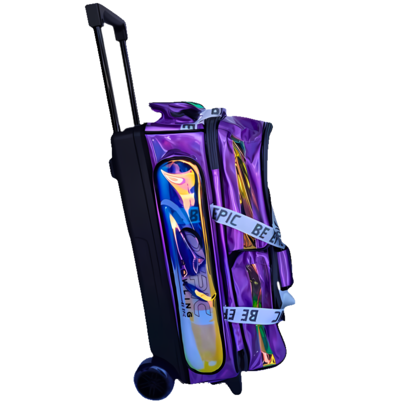 Epic 3 Ball Triple Luminous Violet Holo Bowling Bag