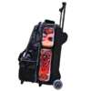 Epic 4 Ball Inline Superior Deluxe Black Holo Bowling Bag