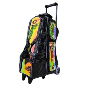 Epic 4 Ball Inline Superior Deluxe Black Holo Bowling Bag