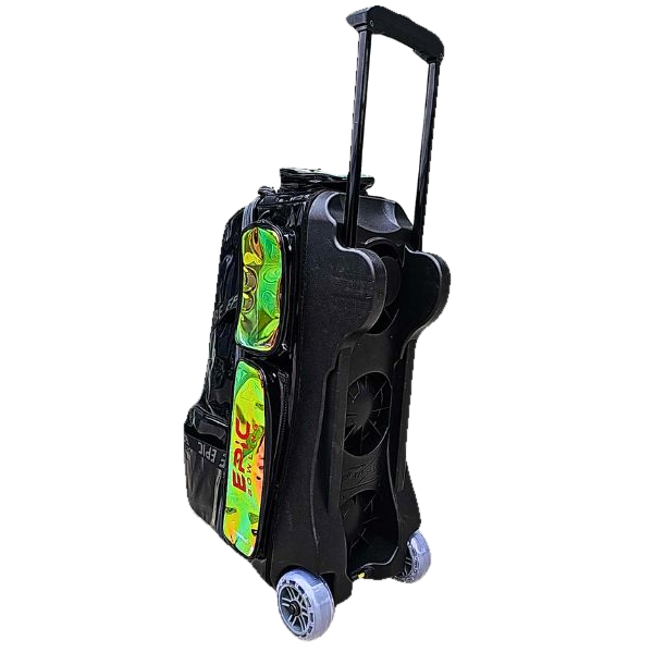 Epic 4 Ball Inline Superior Deluxe Black Holo Bowling Bag