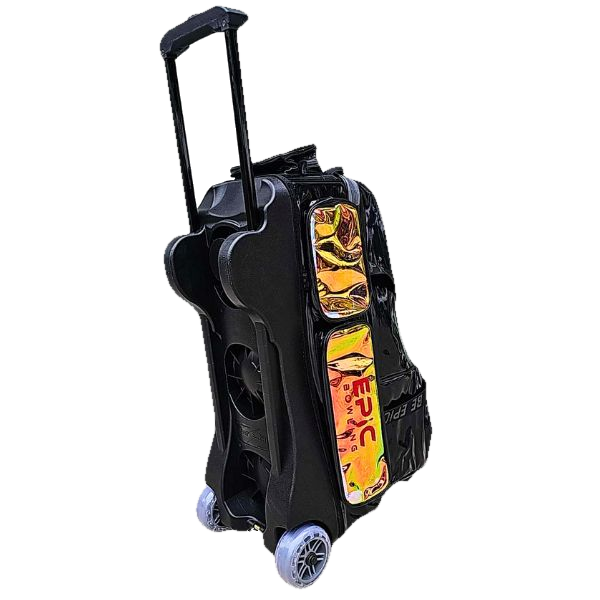 Epic 4 Ball Inline Superior Deluxe Black Holo Bowling Bag