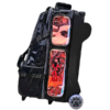 Epic 4 Ball Inline Superior Deluxe Black Holo Bowling Bag