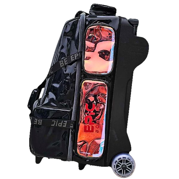 Epic 4 Ball Inline Superior Deluxe Black Holo Bowling Bag