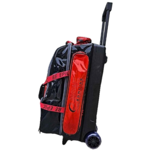 Epic 3 Ball Triple Superior Candy Red Black Bowling Bag