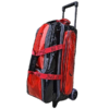 Epic 3 Ball Triple Superior Candy Red Black Bowling Bag