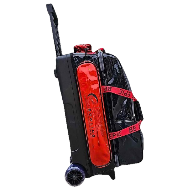 Epic 3 Ball Triple Superior Candy Red Black Bowling Bag