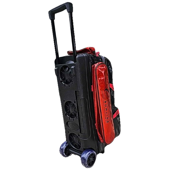 Epic 3 Ball Triple Superior Candy Red Black Bowling Bag