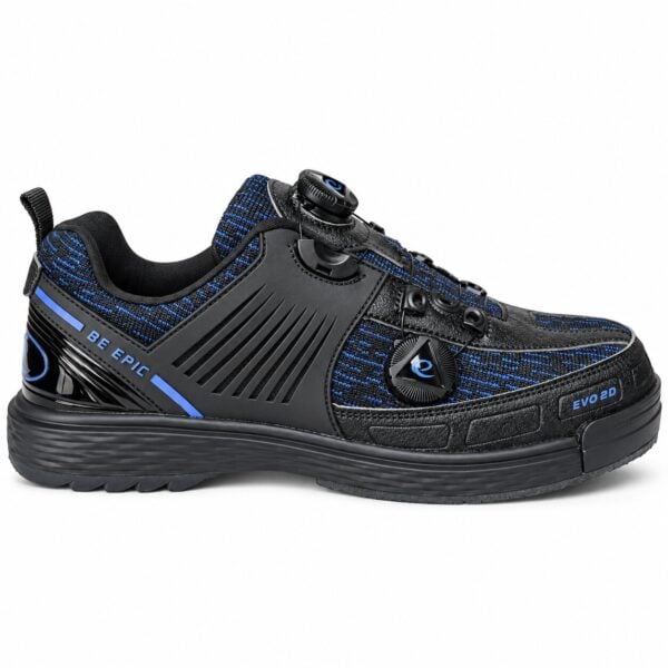 Epic Evo2D Dual Dial Performance Right Hand Black Blue Bowling Shoes view 4