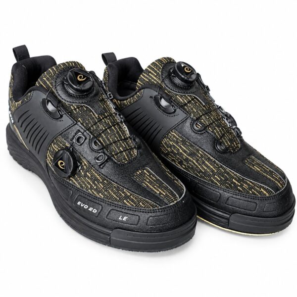 Epic Evo2D LE Dual Dial Performance Right Hand Black Gold Bowling Shoes
