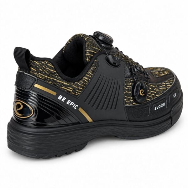 Epic Evo2D LE Dual Dial Performance Right Hand Black Gold Bowling Shoes view 6