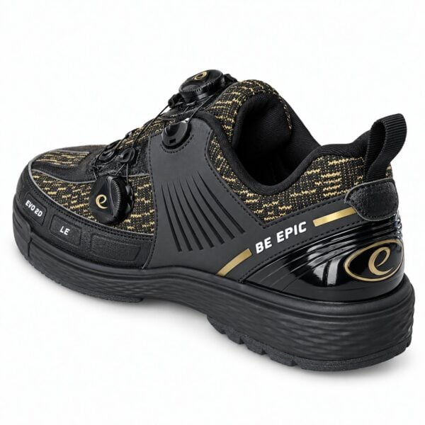 Epic Evo2D LE Dual Dial Performance Right Hand Black Gold Bowling Shoes view 8