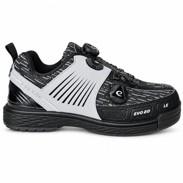 Epic Evo2D LE Dual Dial Performance Right Hand Black Grey Bowling Shoes view 2