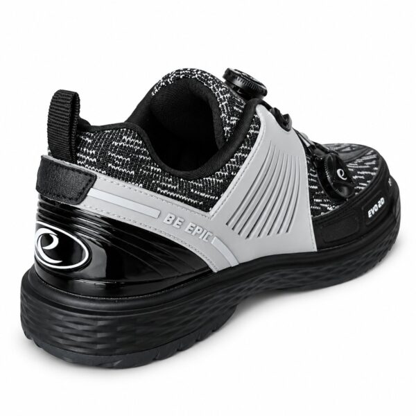 Epic Evo2D LE Dual Dial Performance Right Hand Black Grey Bowling Shoes view 3