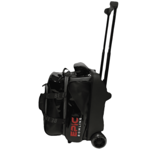 Epic Journey Black 2 Ball Double Roller Bowling Bag