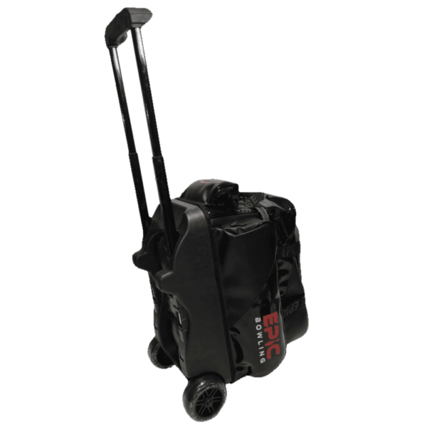 Epic Journey Black 2 Ball Double Roller Bowling Bag