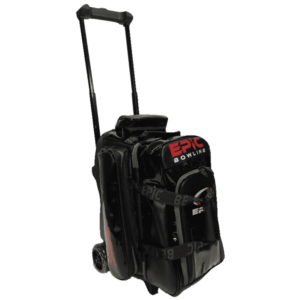 Epic Journey Black 2 Ball Double Roller Bowling Bag