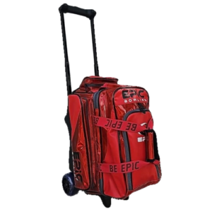 Epic Journey Red Holo 2 Ball Double Roller Bowling Bag