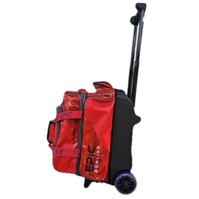 Epic Journey Red Holo 2 Ball Double Roller Bowling Bag