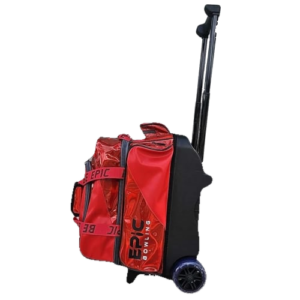 Epic Journey Red Holo 2 Ball Double Roller Bowling Bag