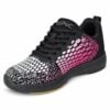 Epic Women's Brandy Knit Black Pink Right Hand Bowling Shoes view 3