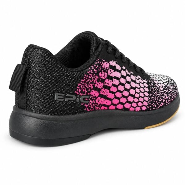 Epic Women's Brandy Knit Black Pink Right Hand Bowling Shoes view 7