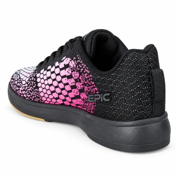 Epic Women's Brandy Knit Black Pink Right Hand Bowling Shoes view 8