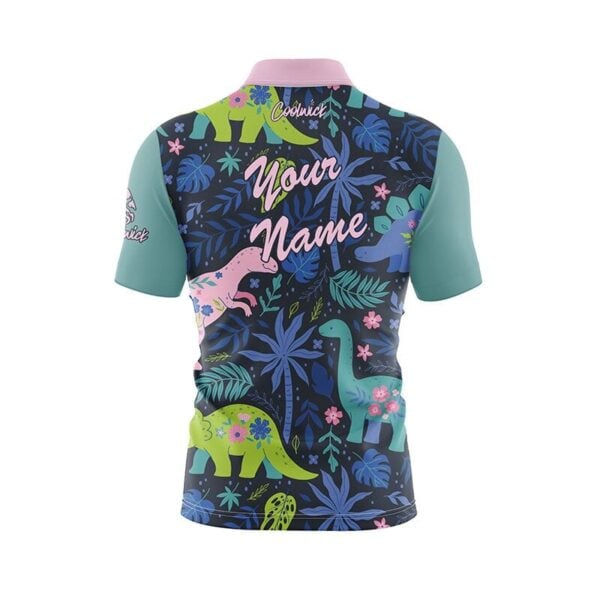Dinosaurs Fast Track CoolWick Bowling Jersey - Image 3