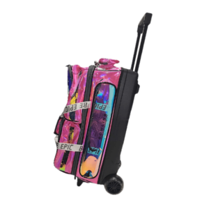 Epic 3 Ball Triple Luminous Hot Pink Holo Bowling Bag