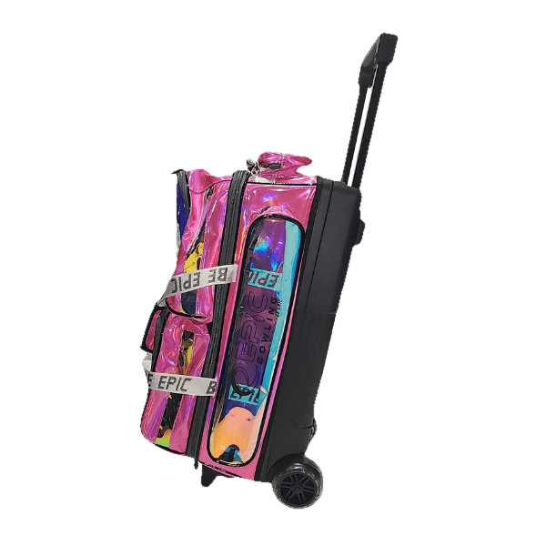 Epic 3 Ball Triple Luminous Hot Pink Holo Bowling Bag