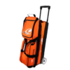 Genesis Sport Modular 3 Ball Triple Tote Black Orange Bowling Bag