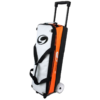 Genesis Sport Modular 3 Ball Triple Tote Black Orange Bowling Bag