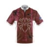Hammer Black Widow Chocolate Raspberry Grunge Xpress Ship Rocket Bowling Jersey