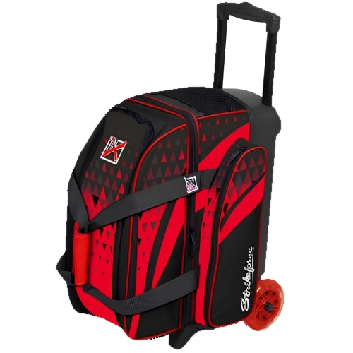 KR Cruiser Arrow 2 Ball Double Roller Red Bowling Bag