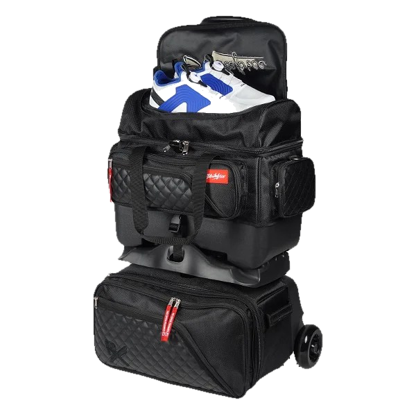 KR Strikeforce Diamond 4 Ball Roller Black Bowling Bag