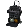 KR Strikeforce Konvoy 4 Ball Roller Black Carbon Bowling Bag