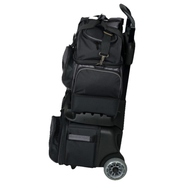 KR Strikeforce Konvoy 4 Ball Roller Black Carbon Bowling Bag
