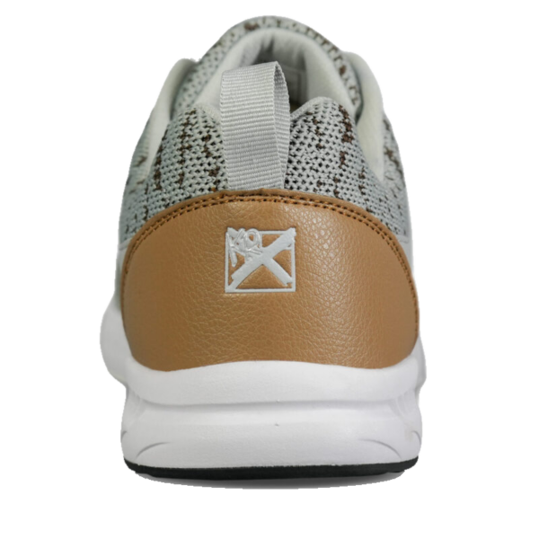 KR Strikeforce Men's Flyer Mesh Lite Grey Tan Bowling Shoes