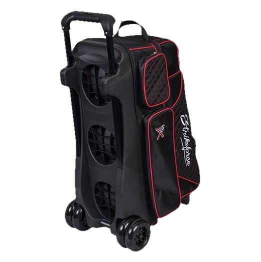 KR Strikeforce Royal Flush 4 x 4 Roller Black Red Bowling Bag