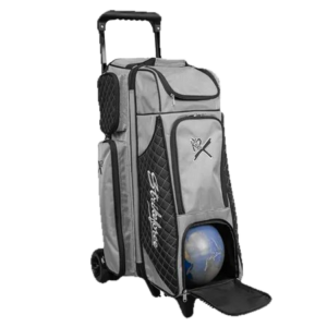 KR Strikeforce Royal Flush 4 x 4 Roller Silver Black Bowling Bag