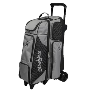 KR Strikeforce Royal Flush 4 x 4 Roller Silver Black Bowling Bag
