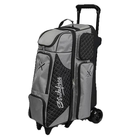KR Strikeforce Royal Flush 4 x 4 Roller Silver Black Bowling Bag