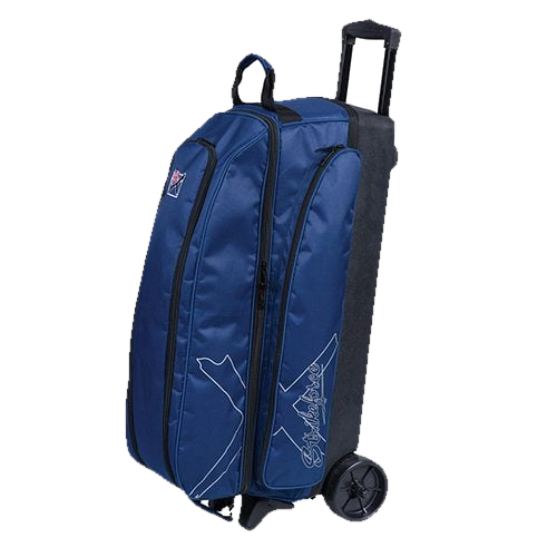 KR Hybrid 3 Ball Triple Roller Navy Bowling Bag