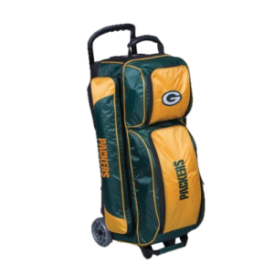 KR Green Bay Packers 3 Ball Premium Triple Roller NFL Bowling Bag