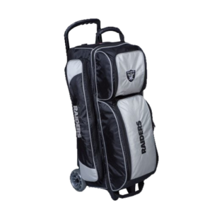 KR Raiders 3 Ball Premium Triple Roller NFL Bowling Bag