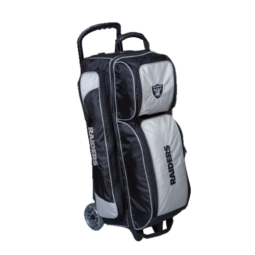 KR Raiders 3 Ball Premium Triple Roller NFL Bowling Bag