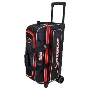 Storm Streamline 3 Ball Roller Hex Black Red Bowling Bag