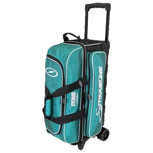 Storm Streamline 3 Ball Roller Hex Teal Grey Bowling Bag