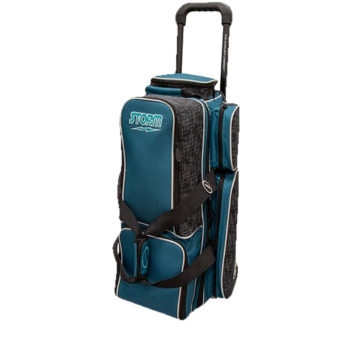 Storm 3 Ball Rolling Thunder Steel Blue Black Bowling Bag