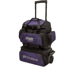Storm 4 Ball Rolling Thunder Abstract Purple Black Bowling Bag
