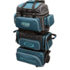 Storm 6 Ball Rolling Thunder Steel Blue Black Bowling Bag